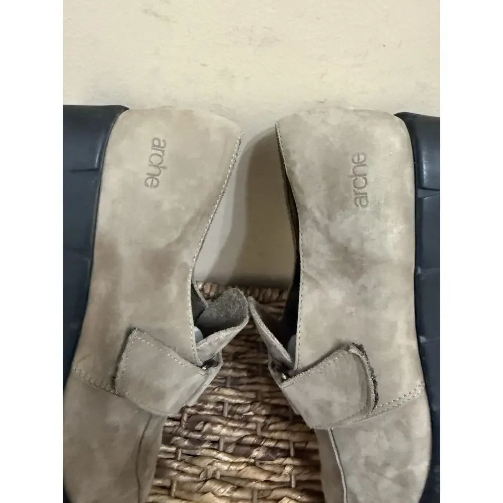 Arche Woman’s Shoes Gray Moccasins EU 41 US 10/10.5 Made In France